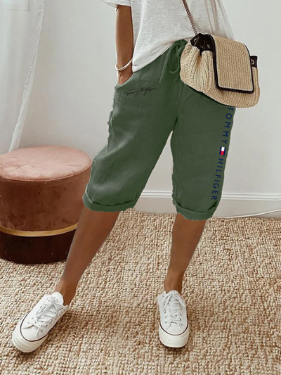 Pantaloncini corti in cotone da donna