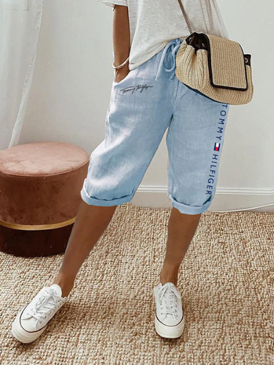Pantaloncini corti in cotone da donna