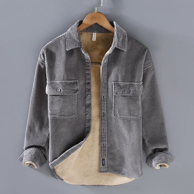 Callum – Camicia in Velluto a Coste Calda e Confortevole