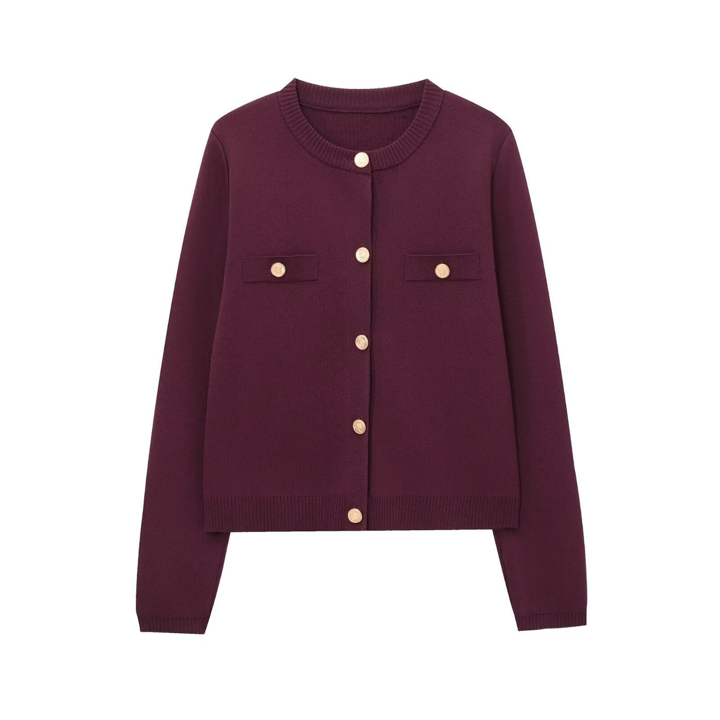 Vera - Cardigan Slim-Fit Chic Dorato