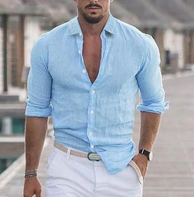 Camicia di lino – Eleganza estiva con una sensazione di leggerezza