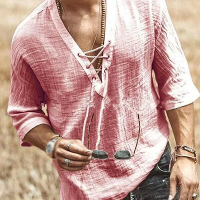 Glen - Camicia Casual in Lino