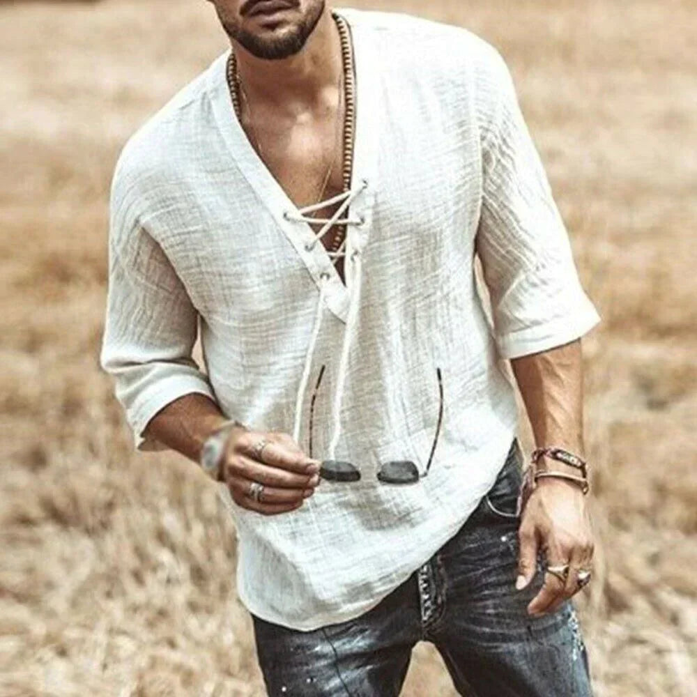 Glen - Camicia Casual in Lino